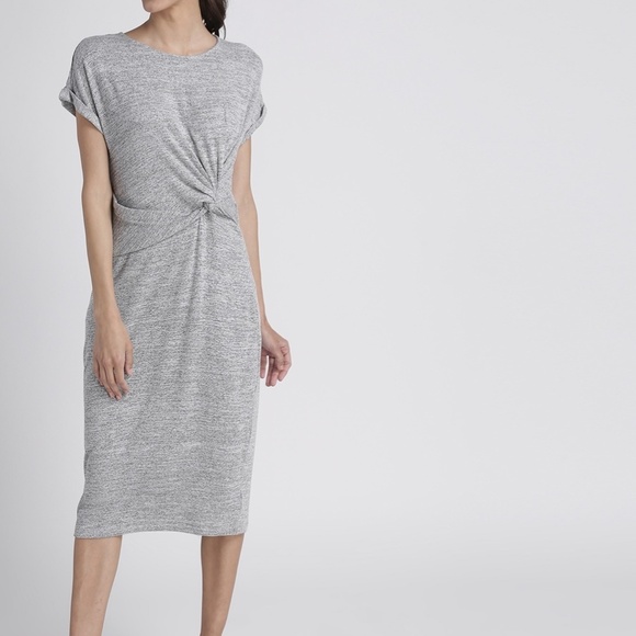 Gap Soft Spun Twist knot Midi T-Shirt Dress - Picture 5 of 6